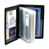 kelvinrolenleathercollection Genuine Leather Business Card Organizer Plastic Insert ID Credit