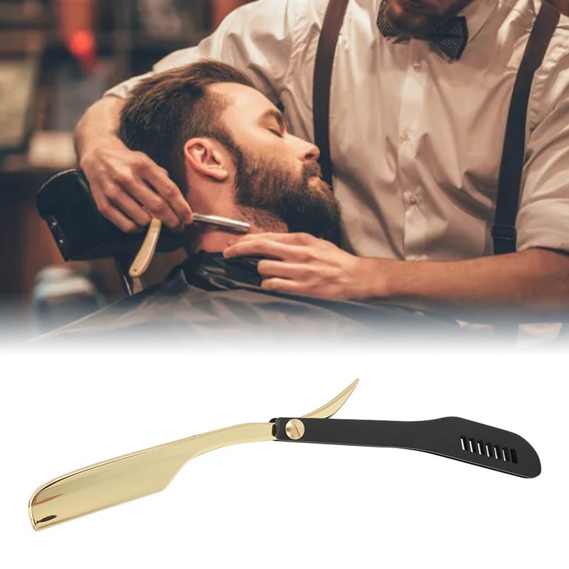 Foldable Beard Clipper Stainless Steel Safety Manual Vintage Straight Clipper