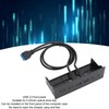TXD167 5.25 Inch Front Panel USB Hub Dual Port 5Gbps