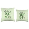 Herbs // Basil, Dill, Lavender, Mint & Oregano Throw Pillow