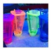 DAS 10 Vasos Licuachela Micheladas 1250ml Neon Fiesta