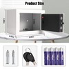 MAESTON Mini Electronic Safe Box with Digital Keypad & Keys,