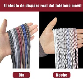 Mythya Cordones de Zapatos Reflectantes Redondos Gruesos Cuerda de Resaltado de Seguridad, Tres Tamaños a Elegir 100cm, 120cm, 140cm (Rojo, 100CM)