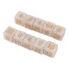 30PCS Number Dice Six Sided Multiples of 2 Number Plastic
