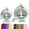 Aromatherapy Essential Oil Diffuser Necklace Tree of Life Cloud Design