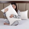 BedLooms White Pillow Cases 2 Pack - 100% Microfiber Envelope