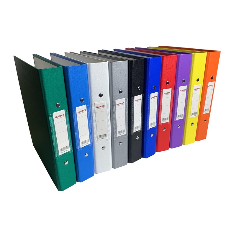 A5 Small Yellow Paper Over Board Ring Binder by Janrax