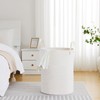 VIPOSCO Tall Laundry Basket, Large Dirty Clothes Hamper with Leather