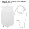 2L Silicone Rubber Enema Bag 160cm Hose Tips Set Kit