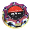 Unbranded V2 Neo Chrome Billet Oil Filler Cap Powered By