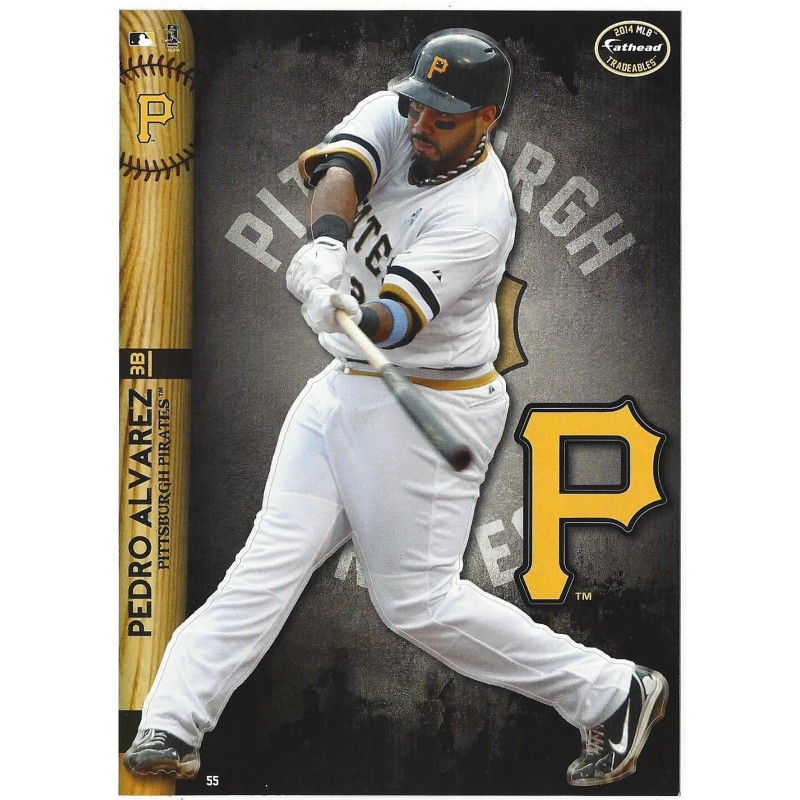 ANDREW McCUTCHEN FATHEAD TRADEABLES PITTSBURGH PIRATES LOGO MVP STICKER 2014