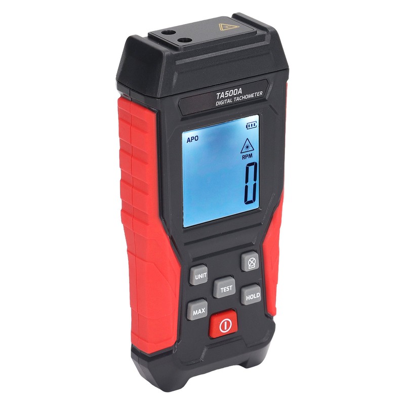TA500A Digital Tachometer Valve Lockable Non Contact Portable RPM Meter