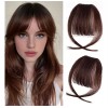 MAJO-MX Flequillo Extension De Cabello Natural Con Clip