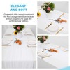 Aktor 12 Pack White Table Runner Boho Cheesecloth Table Runner