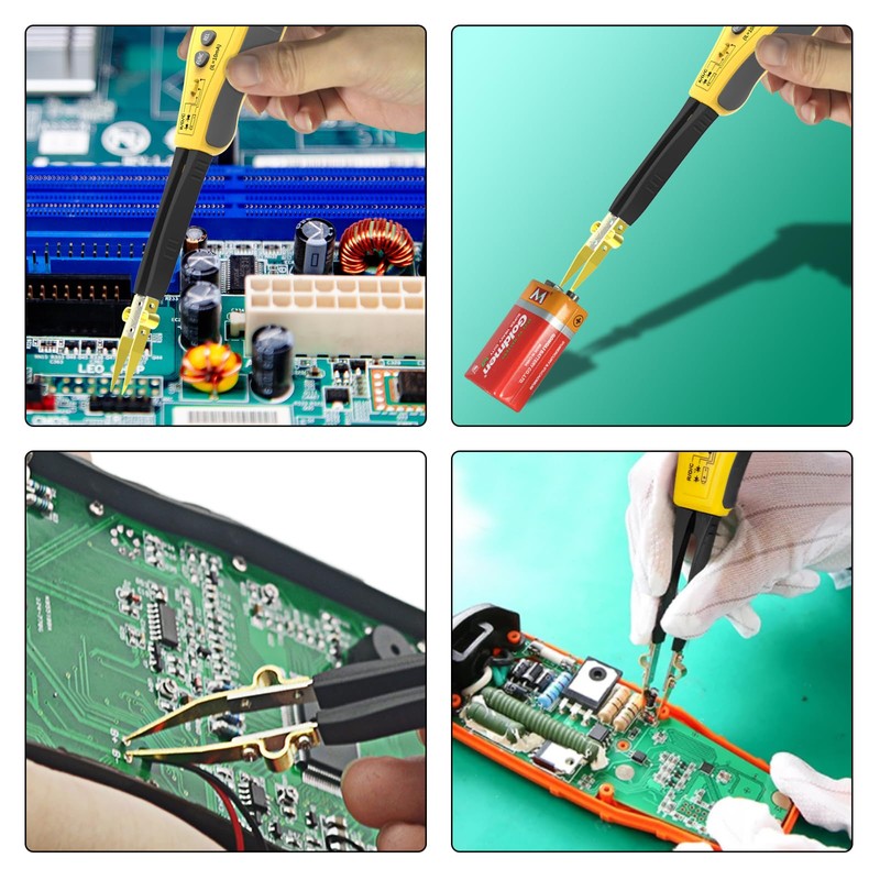 GOYERRNES Infrared Thermometer & SMD Tester Set, 6000 Counts Auto