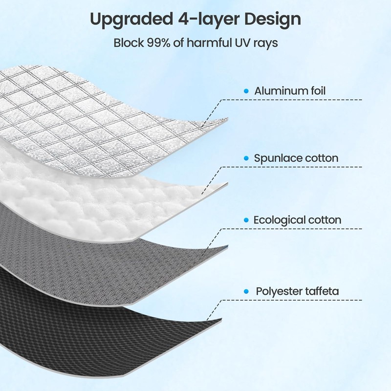 Rilsen Windshield Sun Shade for 2007 2008 2009 2010 2011