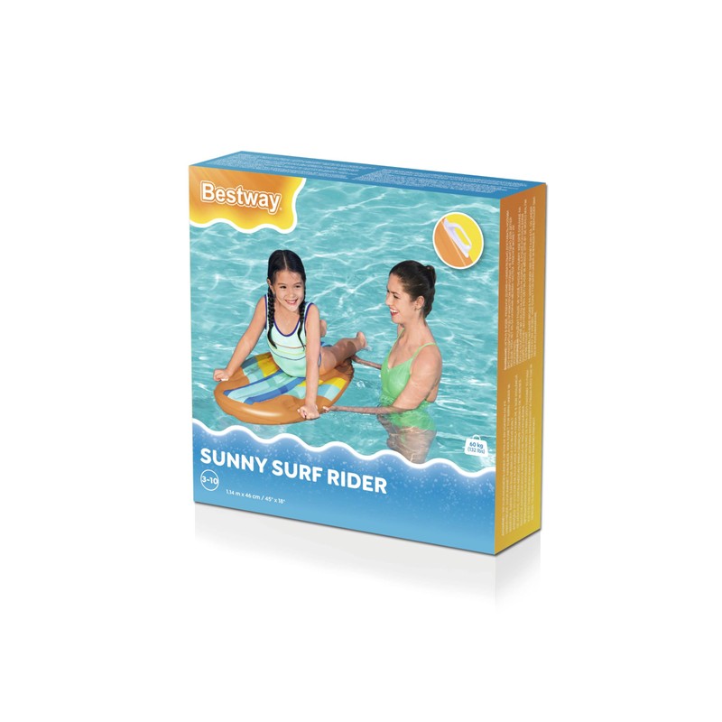 Bestway 42046 x 18" Surfboard Shaped Float Swim Ring for