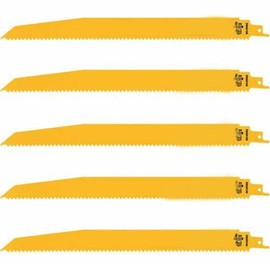 Tolxh 5Pack #DWAR106 12" 6TPI Demolition Demo RECIPROCATING Saw Blade 305mm Quality Durable New Replacement Parts for Dewalt