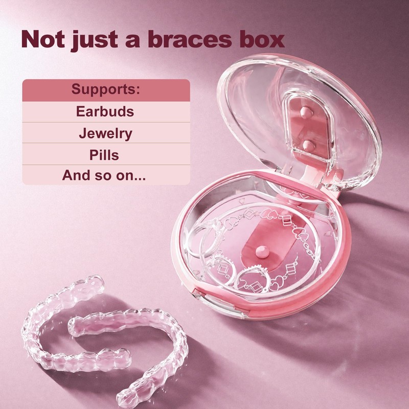 Retainer Case - mouth guard and Orthodontic Aligner Case, Adjustable