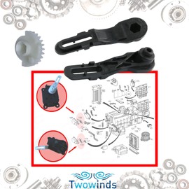 Twowinds Air Conditioning Lever Air Conditioning Regulator Lever Heating Compatible with Mercedes W203, CL203, S203 2038300033 A2038300033