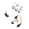 Ignition Switch Assembly Stainless Steel for Chinese GY6 Electric Scooter