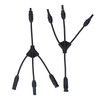 One Pair Solar Panel Connector 3 to 1 Y Branch