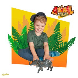 Deluxebase Elephant Toy Animal Adventure Replica Figure Large Format Elephant Animal Figures are the animal toys of the ideal safari for children.