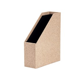 Rössler 1318452390 - S.O.H.O. Magazine File for DIN A4, 8 x 26 x 31.2 cm, Cacao, Pack of 1, Magazine Rack Cardboard