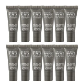 Nipple Balm, Long-Lasting Hydration, Helps to Soothe, Protect Dry Skin & Chapped Lips, Lightweight, Smooth Texture, 10-in-1 Multitasker, Portable, Easy to Use, Ideal for Skin Types (Pack of 12)