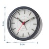 Atrium Modern Design Alarm Clock Analogue Quartz No Ticking with