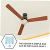 Ciieeo 3 Sets Ceiling Fan Blade Covers Ceiling Fan Washable