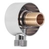 Shower Adapter Brass Construction Chrome Plated G1/2 Wall Mounted Easy