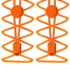 YOCZOX Elastic Laces, No Tie Shoelaces with Reflective Threads for