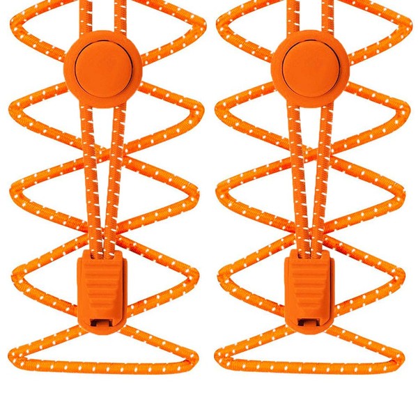 YOCZOX Elastic Laces, No Tie Shoelaces with Reflective Threads for