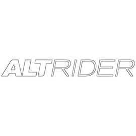 AltRider (ALTR-1-5316 calcomanía de 6.25 Pulgadas en Blanco