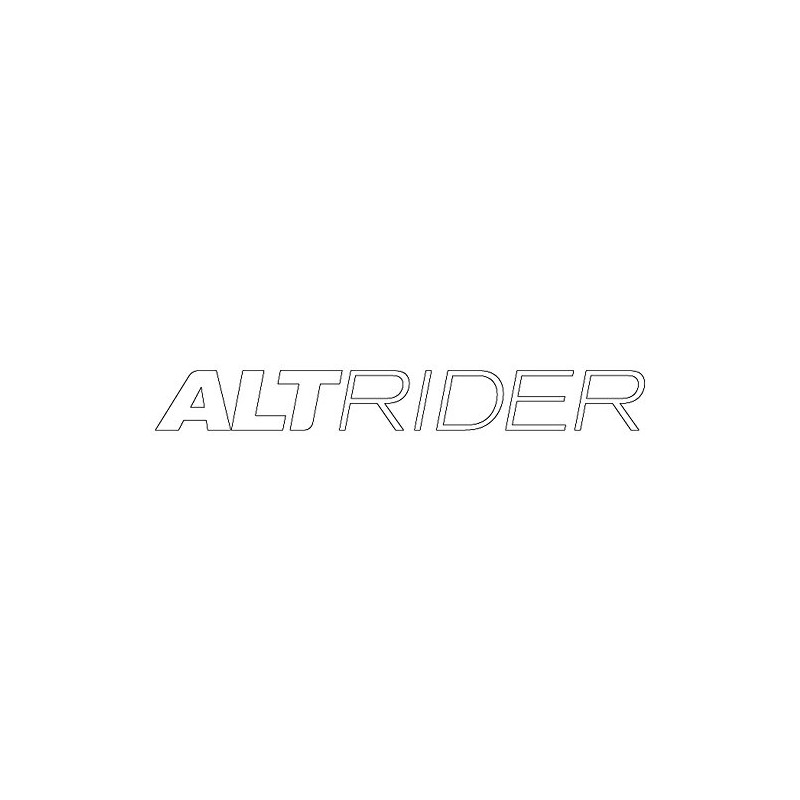 AltRider (ALTR-1-5316 calcomanía de 6.25 Pulgadas en Blanco
