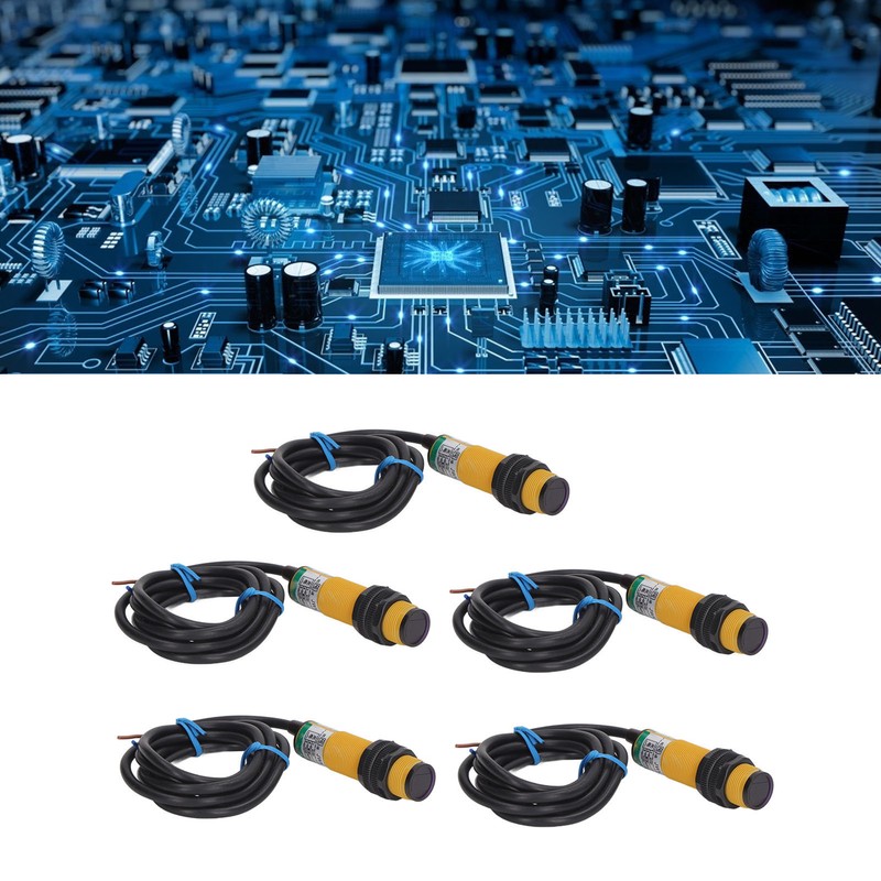 5PCS Infrared Photoelectric Sensor Optoelectronic Switch Diffuse Reflection Type 10‑36VDC