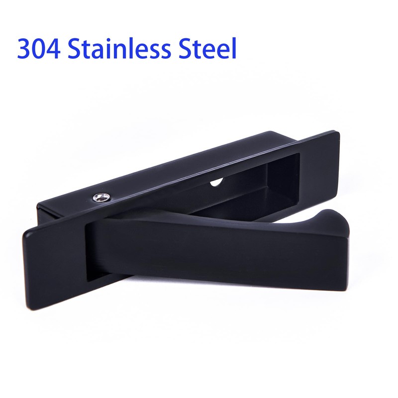 Dontay Pocket Door Handles Edge Pull,Professional Stainless Steel 304, Flush
