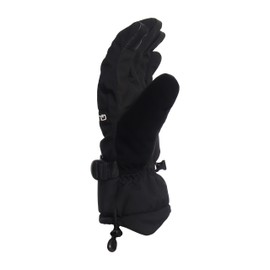 Quiksilver Men's Mission Gloves - Waterproof, x2 Insulation, Touchscreen, Adjustable Cuff, Nose & Goggles Wipe, Black, X-Large