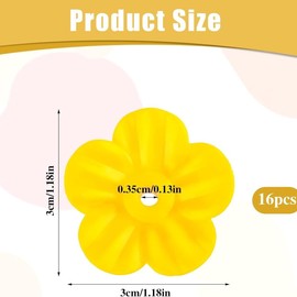 LYSAIMG 30Pack Hummingbird Feeder Replacement,Hummingbird Feeder Flowers with 2 Cleaning Brush for Outdoors,Replaceable Hummingbird Bird Feeder Flower Accessories