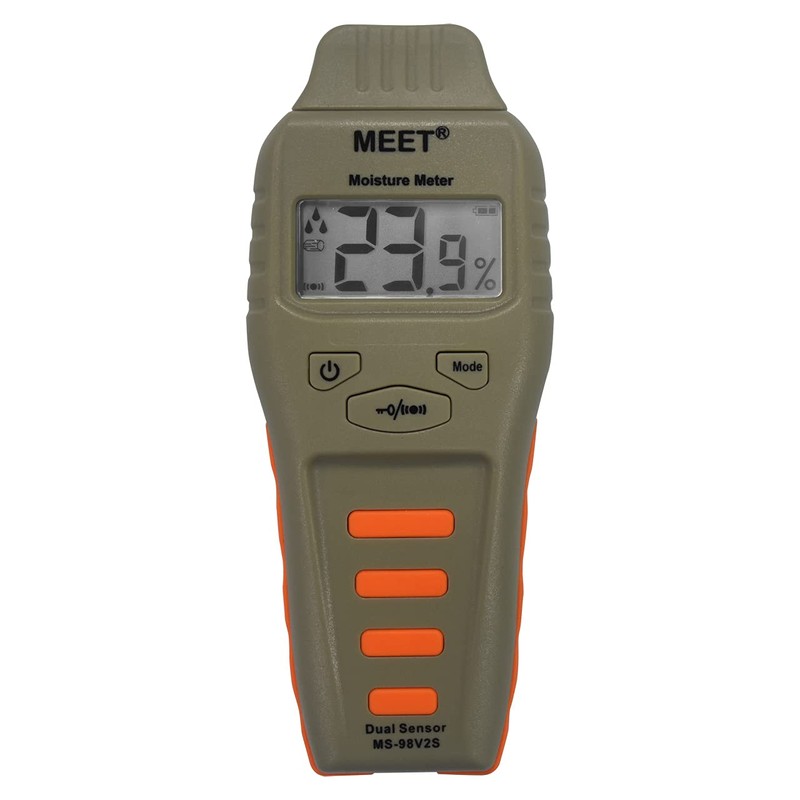 MEET MS-98V2S Pin & Pinless (Penetrate) Moisture Meter for Wood