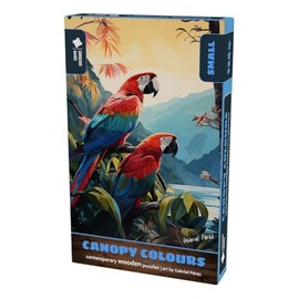 Gorgeous Games "Canopy Colours" 134 Pieces Wooden Jigsaw Puzzle | Contemporary Designs | 18cm x 26cm Premium Wood Puzzle | Jigsaw Puzzle For Adults | Wood Jigsaw Great Xmas Present For Him For Her