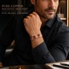 Men’s Copper Magnetic Bracelet for Style – Adjustable Link Jewelry