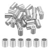 sourcing map 5/16" 8mm Aluminum Crimping Loop Sleeve Single Round