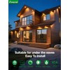 zouzai 3 Inch 5CCT Gimbal Black Led Recessed Lighting with