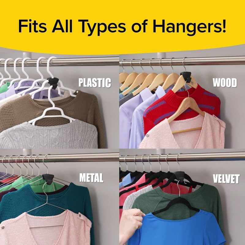 Ruby Space Triangles Original AS-SEEN-ON-TV, Ultra- Premium Hanger Hooks Triple