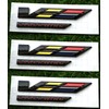 3Pcs V-Blackwing Emblems V-Series Black Out Blackwing Badge V Logo