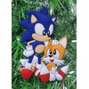 Sonic and Miles Tails Ornament (Unique Shatterproof Design)