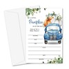 Yuansail Baby Shower Invitation Cards, Pumpkin Fill In Invites Cards,