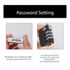 LZGOPE Luggage Locks with White Code -4 Digit Security Combination